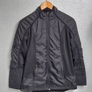 Xersion Dark Grey Athletic Quilted Jacket    Size S